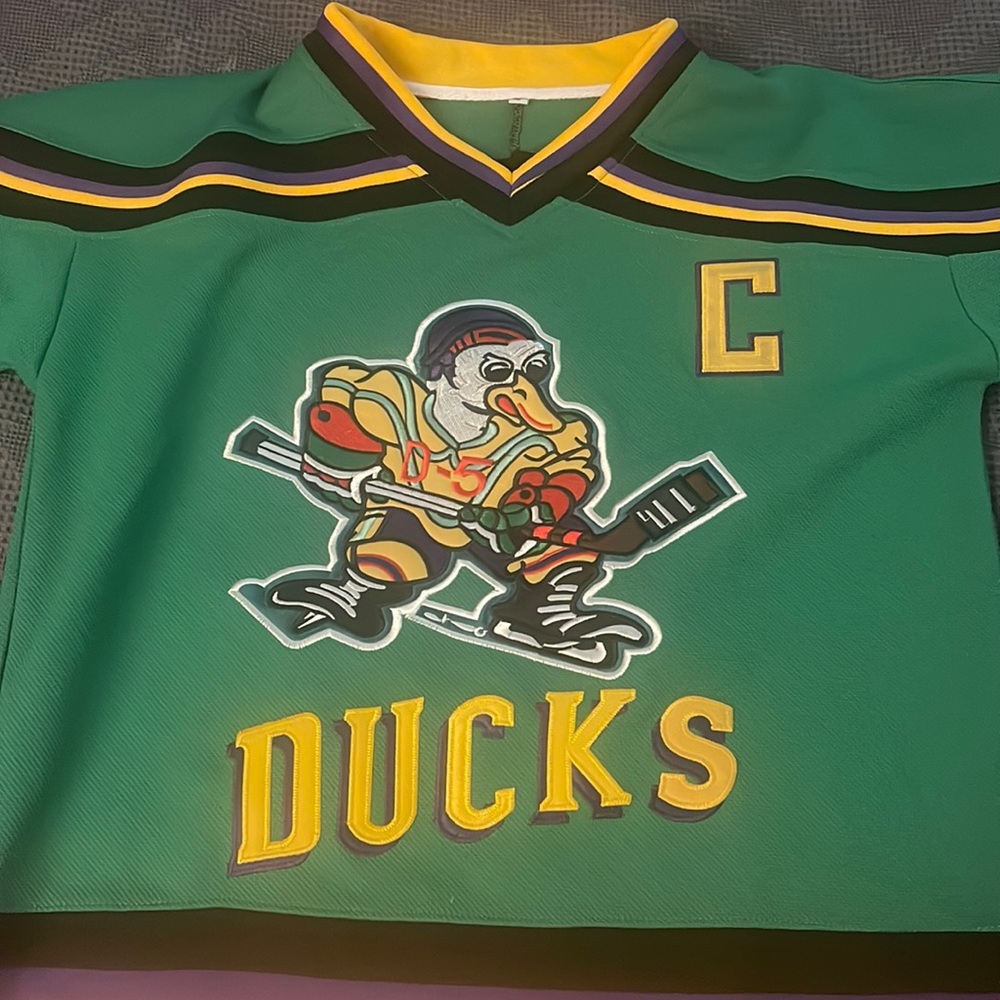 Charlie Conway #96 Mighty Ducks Ice Hockey Jersey - Size S